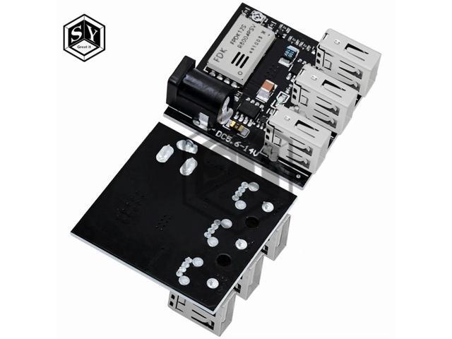 DC-DC 9V/12V To 5V 8A Step Down Power Charger Bank Board 3 USB Mini Charging Module Step-Down Buck Converter For