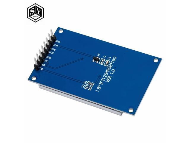1.8 inch Full Color 128x160 SPI Full Color TFT LCD Display Module ST7735S 3.3V Replace OLED Power Supply for (blue board)