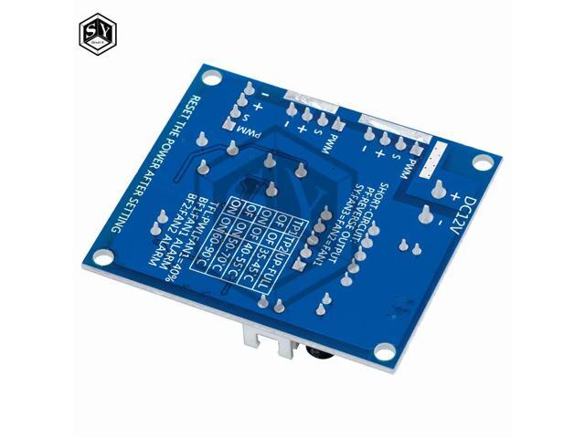 DC 12V 5A PWM PC CPU Fan Temperature Control Speed Controller Module Buzzer High-Temp Alarm NTC B 3950 Thermistor 50K