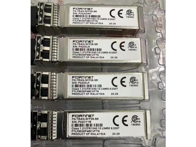 FORTINET 25GB SFP+ Fiber FN-TRAN-SFP28-SR FTLF8536P4BCVFTN 25G SFP