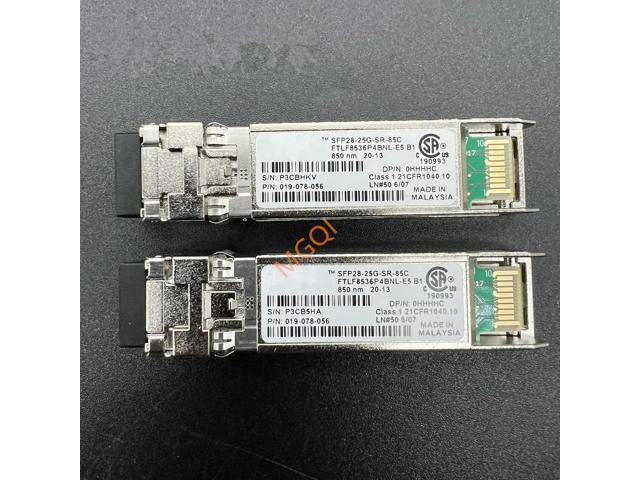 1PCS 25g fiber module sfp/SFP28-25G-SR-85C/FTLF8536P4BNL-E5/ 0HHHHC/019-078-056/850NM 25G switch module