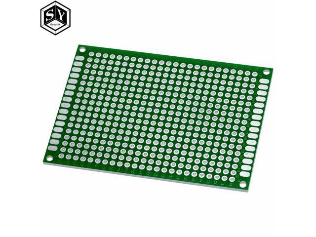 5×7cm Double-Sided Universal Prototype PCB Kit (1/10PCS) Green Printed Circuit Board for DIY Electronics
