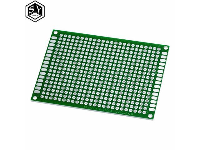 5×7cm Double-Sided Universal Prototype PCB Kit (1/10PCS) Green Printed Circuit Board for DIY Electronics