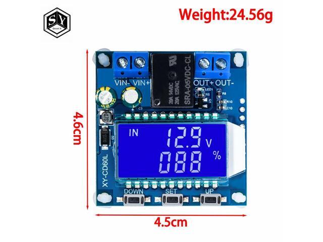 CD60L Solar Charge Controller - Multi-Voltage 12V/24V/48V ligent Charging Module with Over-Current/Under-Voltage Protection