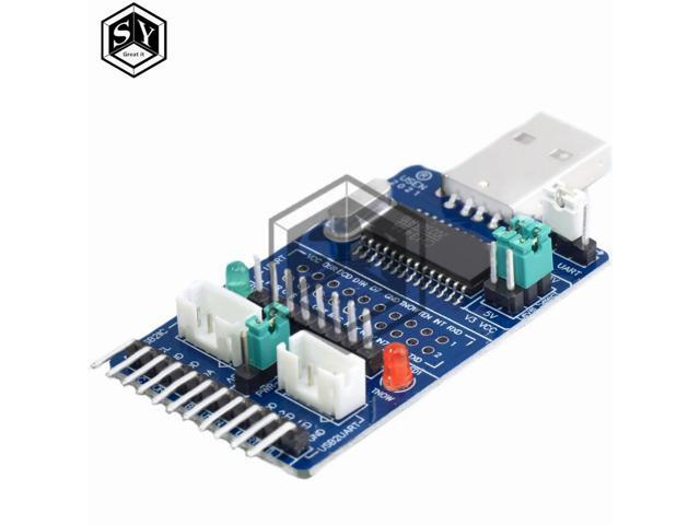 ALL IN 1 CH341A USB to SPI I2C IIC UART TTL ISP Serial Adapter Module EPP/MEM Converter For Serial Brush Debugging RS485 RS232