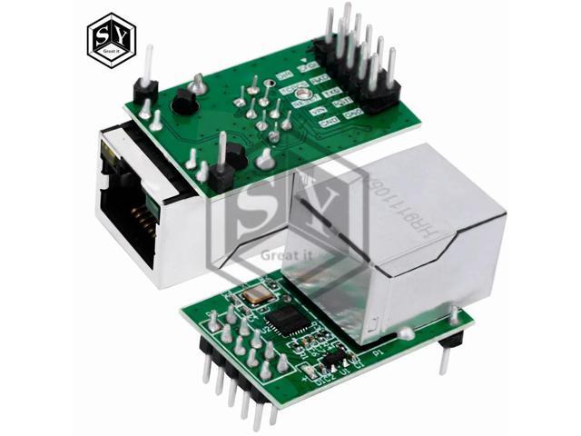 3.3V 10M CH9120 Serial Chip Ethernet-to-TTL Module High-Speed Transparent Transmission for Industrial/DIY Projects