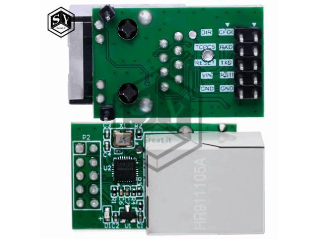 3.3V 10M CH9120 Serial Chip Ethernet-to-TTL Module High-Speed Transparent Transmission for Industrial/DIY Projects