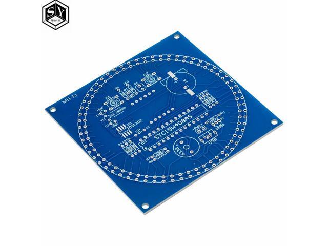DS1302 Rotating LED Display Alarm Electronic Clock Module DIY KIT LED Temperature Display