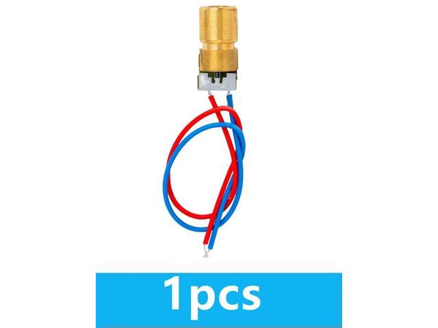1pcs 5V 650nm 5mW Adjustable Laser Dot Diode Module Red Sight Copper Head Mini Laser Pointer
