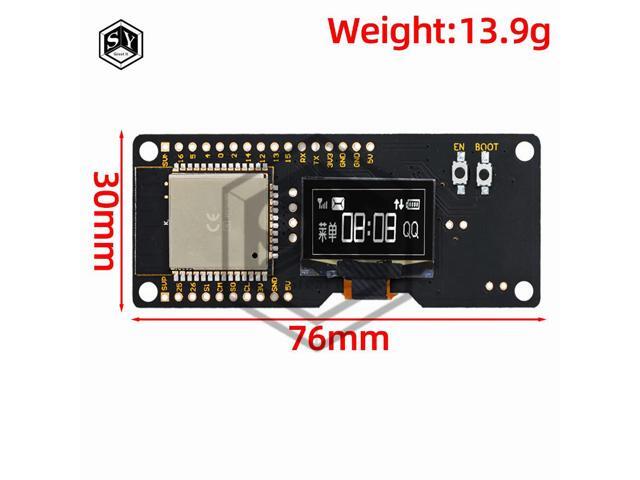 0.96 Inch OLED ESP32 Audio Spectrum Analyzer Development Board FFT Music Spectrum Display for DIY Electronics Projects