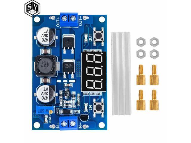LTC1871 DC-DC Step-Up Booster Module (1PCS) 3~35V to 3.5~35V Regulated Power Supply with Voltmeter
