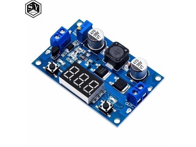 LTC1871 DC-DC Step-Up Booster Module (1PCS) 3~35V to 3.5~35V Regulated Power Supply with Voltmeter