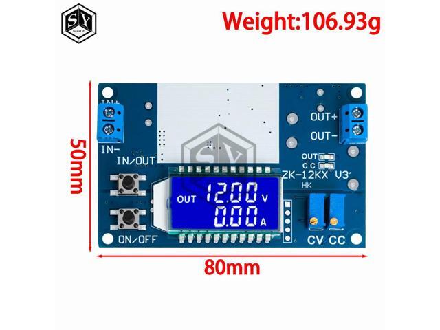 12A DC-DC Step-Down Regulator 0-32V LCD Display Constant Voltage Current (CC/CV) Module