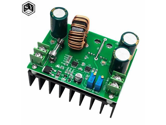 GREAT IT 600W Boost Module Power supply DC-DC step up Constant Current Voltage 9v-60V to 12v-80V 48V 72V Booster converter