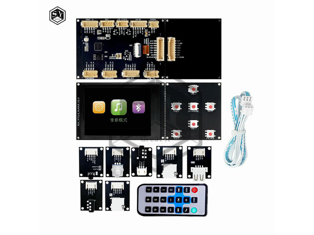 Lossless Bluetooth MP3 Decoder Board: 2.8-Inch TFT Color Screen Module with I2S Output Support