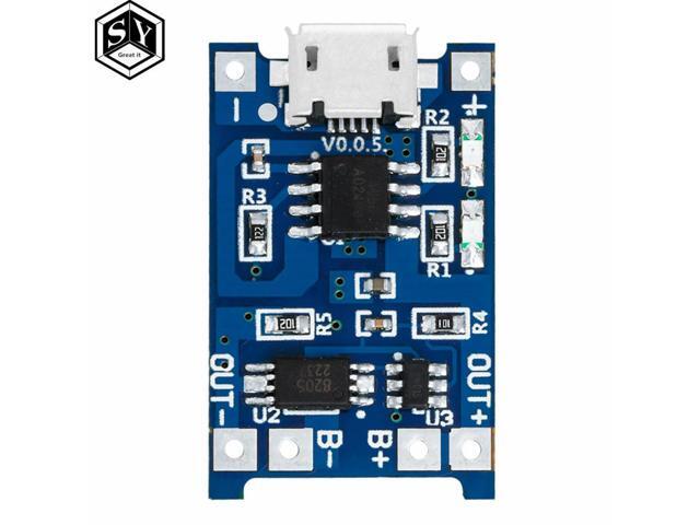 100PCS 5V 1A Micro USB micro Lithium Charging Board Charger Module+Protection Dual Functions TP4056