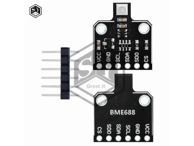 AI BME688 I2C Sensor Module for -Compatible Temperature Humidity Pressure Gas Environmental Detector