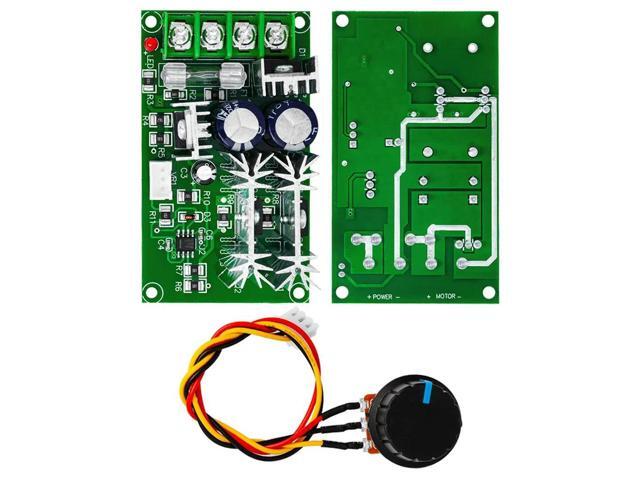 DC 10-60V 20A PWM Motor Controller: High-Power Regulator Supporting Speed & Current Adjustment