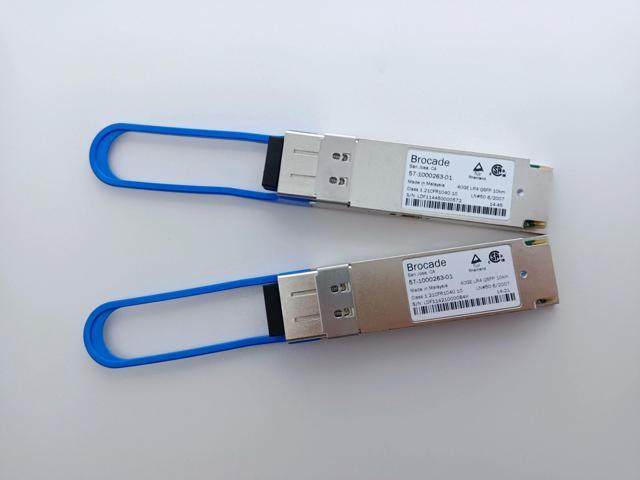 1PCS Brocade 40GB 10KM Module QSFP 40G Optical Fiber 57-1000263-01 40GE LR4 QSFP 10KM Fiber