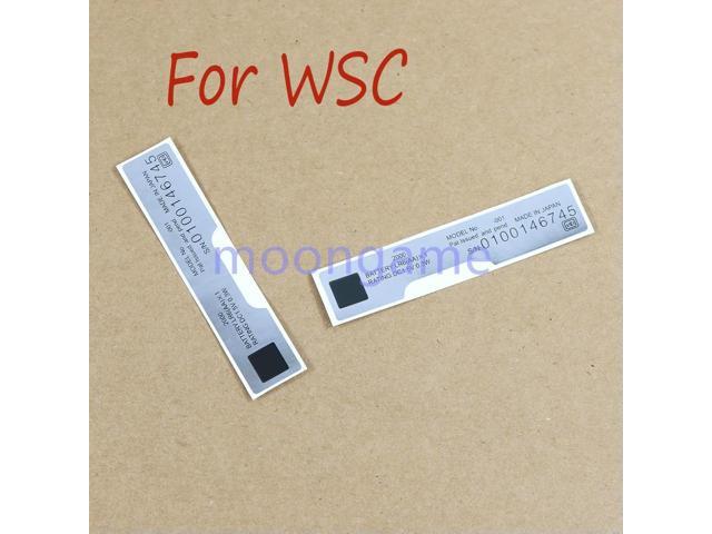 300pcs Replacement For Wonder Swan Color Game Console Sticker les for WSC Shell Sticker