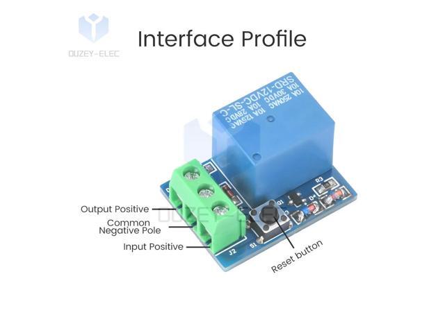 12V Protection Module Lead-acid Protection Board Over-discharge Low Voltage Protection Relay Module