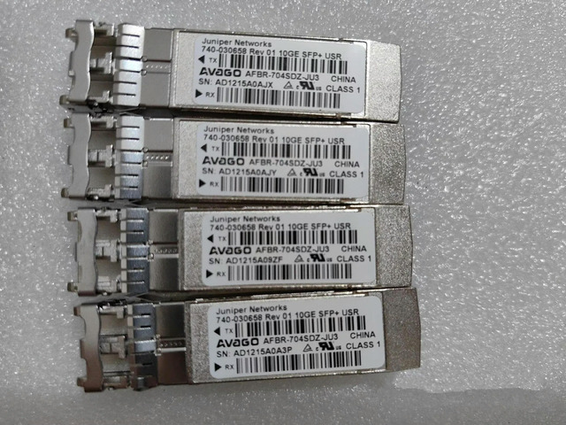 Juniper 10gb fiber adapter/740-030658/EX-SFP-10GE-SR/AFBR-704SDZ-JU3/10G SFP+ 850nm 100m juniper /10g optical switch