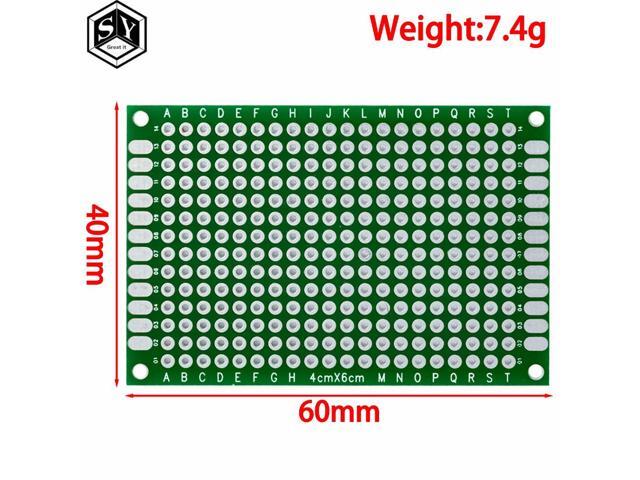 5PCS FR-4 PCB double-sided 4*6 4x6 breadboard Breadboard tin plated universal board