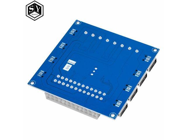 ATX PSU-Compatible Modular Power Distribution System with USB Charging Hub and Multi-Output Adapters For DIY PC Builders