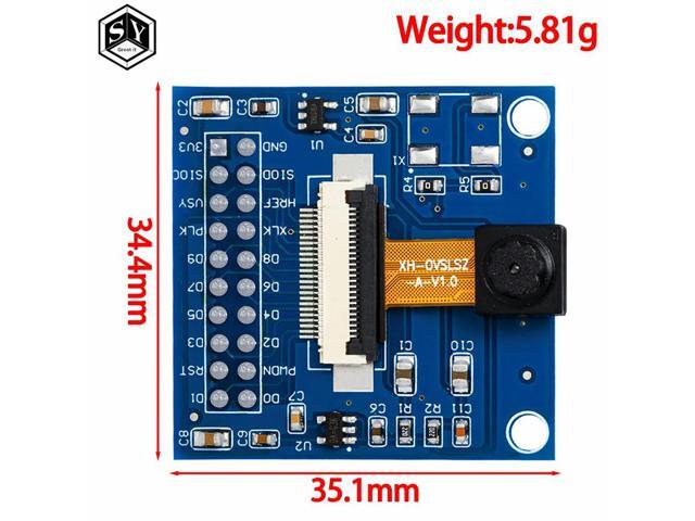 1PCS OV7670 module with adapter board contains the camera Integrated Circuits Board