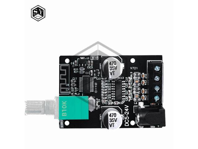 ZK-502L MINI Bluetooth 5.0 DC 5-24V Audio Digital Power amplifier Stereo board 50Wx2 Bluetooth Amp Amplificador