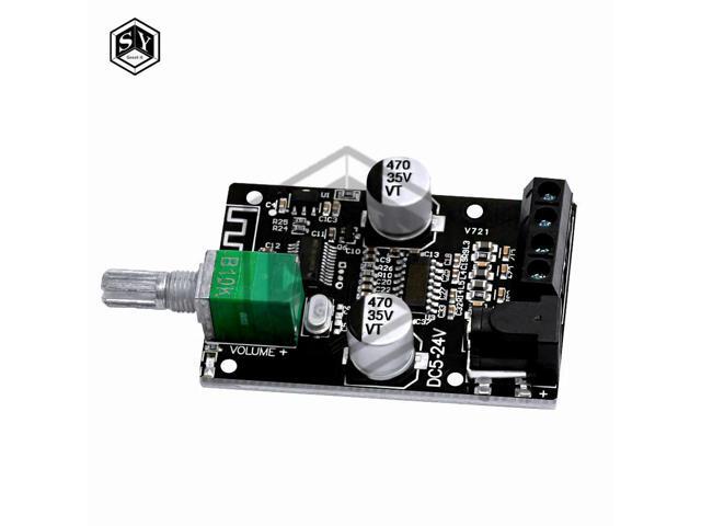 ZK-502L MINI Bluetooth 5.0 DC 5-24V Audio Digital Power amplifier Stereo board 50Wx2 Bluetooth Amp Amplificador