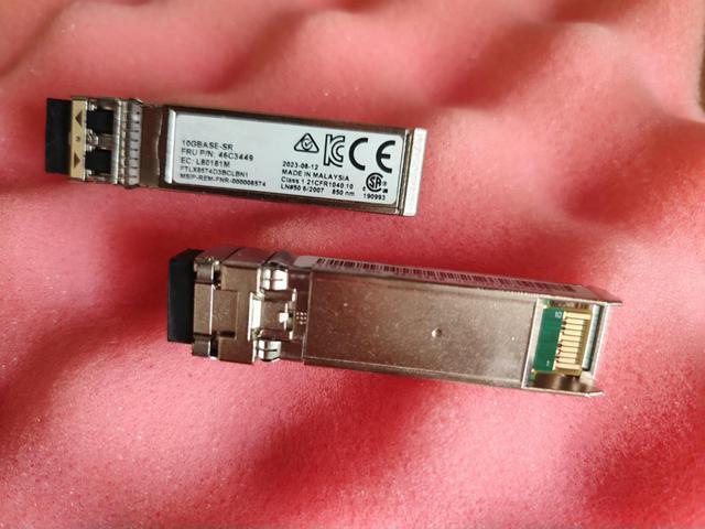 46C3449 10g Sfp 850nm FTLX8574D3BCLBN1 L80181M 10GBASE-SR 10g Sfp+ Fiber Optical Module