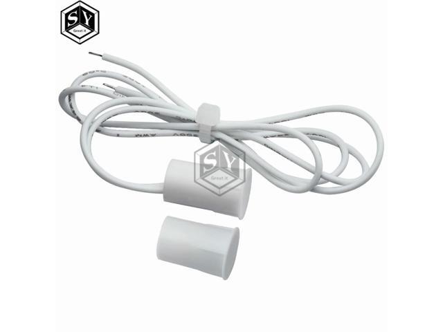 1Pair RC-33 Recessed Door Magnetic Switch Door Magnet Alarm Detector Sensor Home Security Alarm DC 100V 300mA MC-33