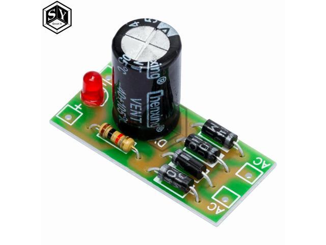 AC to DC power conversion module 1N4007 full bridge rectifier filter 12V 1A AC DC converter