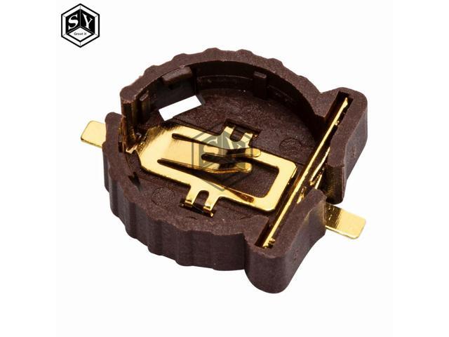10PCS Button Socket Clip Holder Box Case CR1220 For Diy
