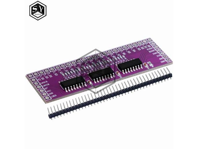 High-Speed 74HC595 Shift Register 24-Pin Output Expansion Board for LED Matrix & MCU Interfaces
