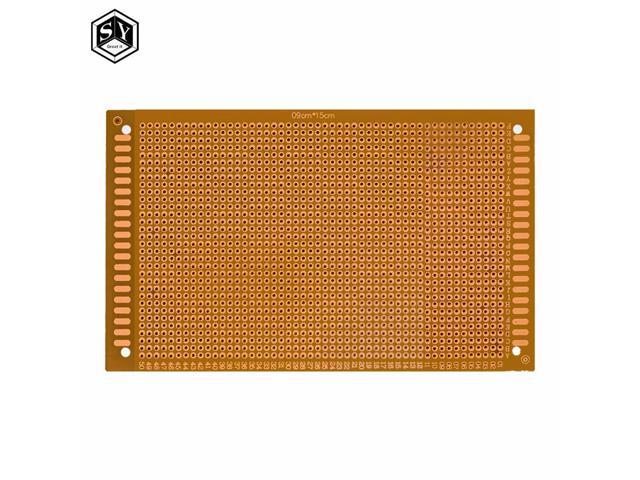 9×15cm SingleSided PCB Board, High Stability Bakelite Copper Clad Universal Prototype Board for DIY Electronics
