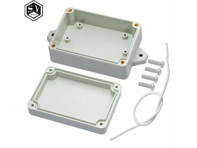 GREAT IT 85x58x33mm Waterproof Cover Plastic Electronic Cable Project Box Enclosure Case DIY