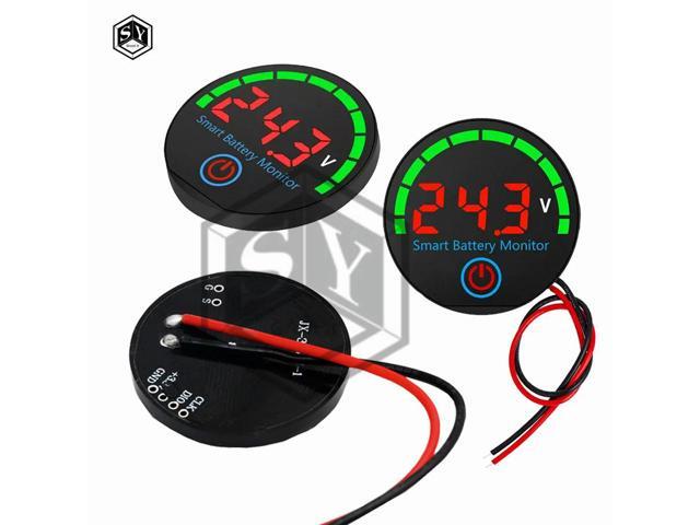 DC 7-55V 3-14S High Precision LED Level Indicator Digital Voltmeter 12V/24V/36V/48V Lithium Capacity Charge