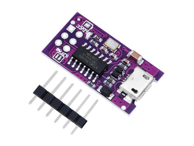 Micro USB Tiny AVR ISP ATtiny44 ATTiny45 ATTiny85 USBTinyISP Programmer Module IDE Bootloader ISP Microcontroller 5V