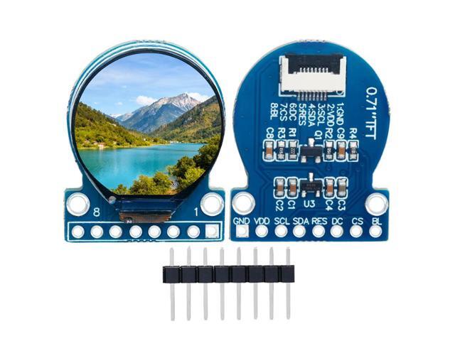 0.71 Inch TFT LCD Display TFT Display Module Round RGB 160*160 GC9A01 Driver 8PIN SPI Interface 160x160 PCB For