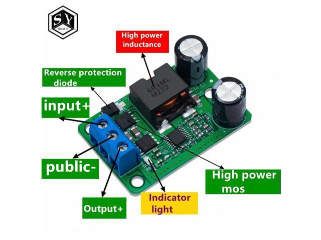1PCS 24V/12V To 5V/5A 25W DC DC Buck Step Down Power Supply Module Synchronous Rectification Power Converter