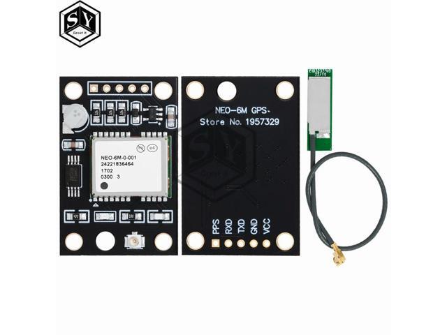 GY-NEO6MV2 (NEO-6M) GPS Module with EEPROM - Large Antenna, Compatible with, MWC, APM2 & APM2.5 Flight Controllers