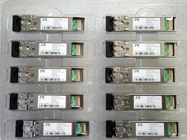Sfp Module 10gb Optical 80KM 033030100336 SM-80KM-1550-10G-C 23000200 RTXM228-413 1550NM Fiber 10GB Module
