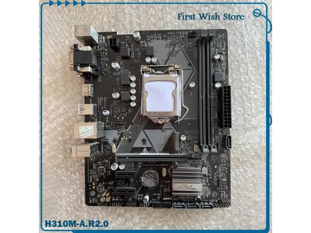 Motherboard mATX DDR4 PCIE3.0 SATA M.2 HDMI+DVI-D H310M A R2.0