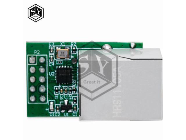 3.3V 10M CH9120 Serial Chip Ethernet-to-TTL Module High-Speed Transparent Transmission for Industrial/DIY Projects