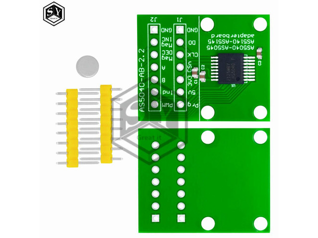 Programmable Non-Contact Magnetic Rotary Encoder (AS5040/AS5040-ASST) - Premium Alternative to Optical Encoders