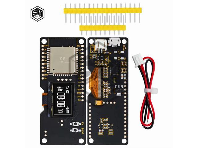 0.96 Inch OLED ESP32 Audio Spectrum Analyzer Development Board FFT Music Spectrum Display for DIY Electronics Projects