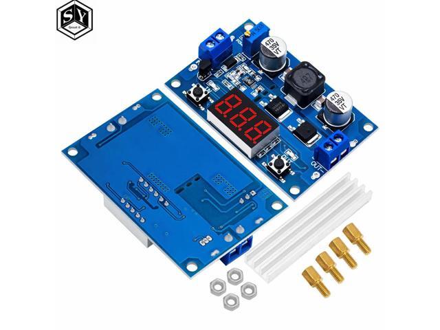 LTC1871 DC-DC Step-Up Booster Module (1PCS) 3~35V to 3.5~35V Regulated Power Supply with Voltmeter