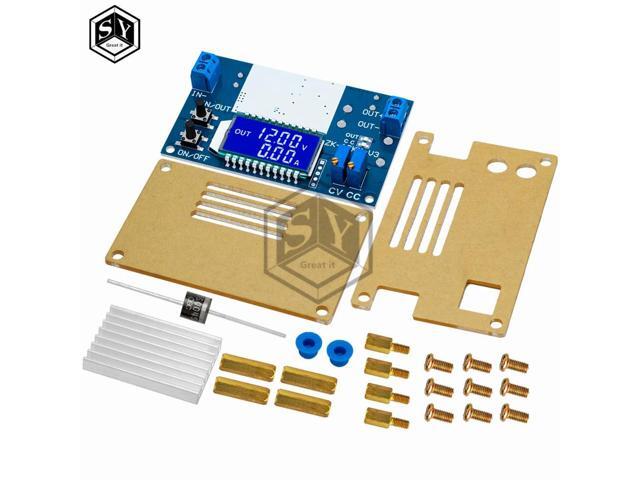 12A DC-DC Step-Down Regulator 0-32V LCD Display Constant Voltage Current (CC/CV) Module